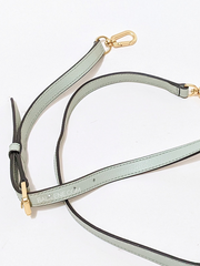 Tory Burch 135877 Perry Pick-Stitch Small Triple-Compartment Tote Pine Frost