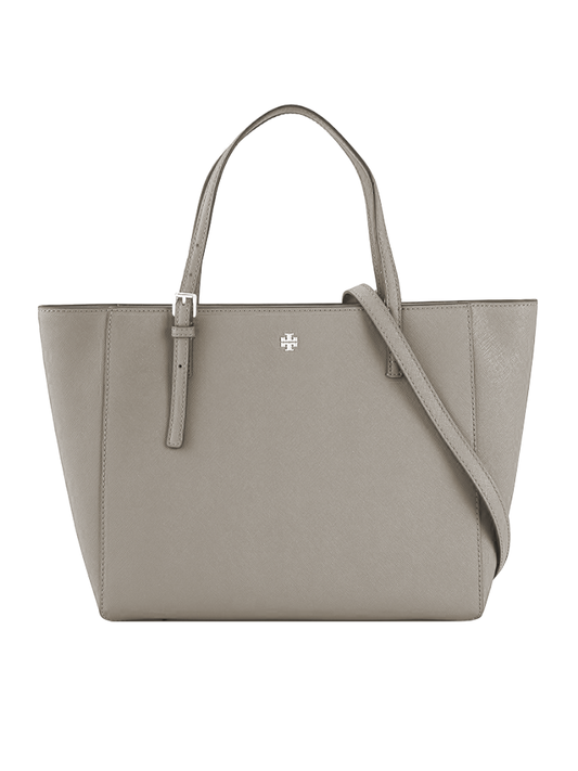 Tory Burch Emerson Small Tote Gray Heron