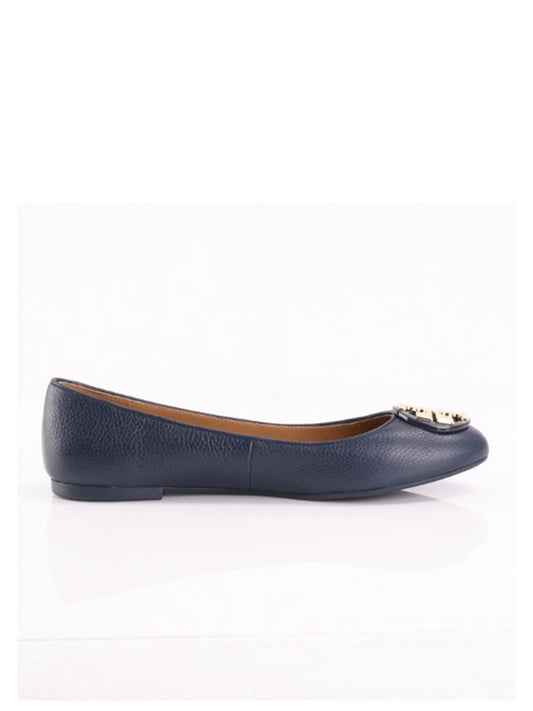 Tory Burch 43394 Claire Ballet Flat Leather Perfect Navy