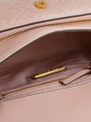 Tory Burch 45147 Fleming Leather Top Handle Satchel Shell Pink