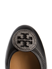 Tory Burch 46084 Liana Ballet Prefect Black Gunmetal