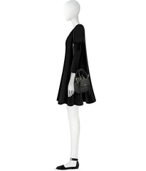 Tory Burch 49332 Half Moon Micro Satchel Black
