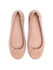 Tory Burch 49350 Minnie Travel Ballet With Nappa Leather Goan Sand