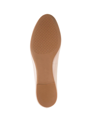 Tory Burch 52785 Benton Ballet Flat Metal Logo Sea Shell Pink