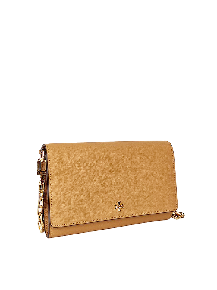 Tory Burch Emerson Slim Cardcase Cardamom in Leather with Gold-tone - US