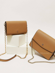 Tory Burch 52899 Emerson Chain Wallet Cardamom