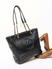 Tory Burch 52983 Fleming Tote Black