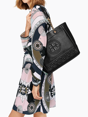 Tory Burch 52983 Fleming Tote Black