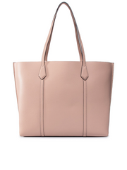 Tory Burch 53245 Perry Tote Colorblock Triplle Compartment Devon Sand