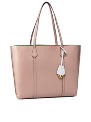 Tory Burch 53245 Perry Tote Colorblock Triplle Compartment Devon Sand