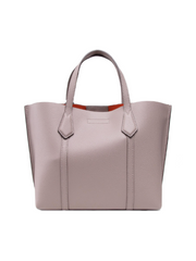 Tory Burch 56249 Perry Small Triple Compartment Tote Bag Gray Heron