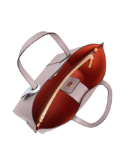 Tory Burch 56249 Perry Small Triple Compartment Tote Bag Gray Heron