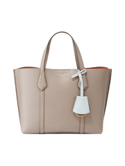 Tory Burch 56249 Perry Small Triple Compartment Tote Bag Gray Heron