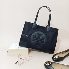 Tory Burch 56282 Ella Small Tote Black