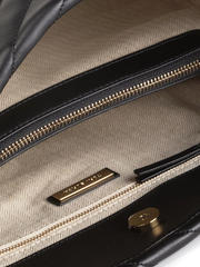 Tory Burch Kira Chevron Tote Bag Black