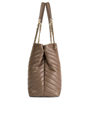 Tory Burch 56757 Kira Chevron Tote Classic Taupe