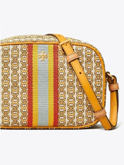 Tory Burch 57743 Gemini Ink Canvas Mini Bag Daylily