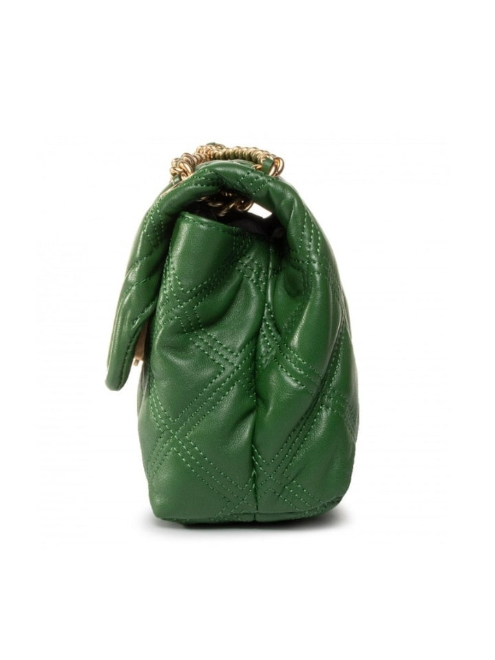 Tory Burch Fleming Soft Straw Small Convertible Shoulder Bag-  Natural/Arugula