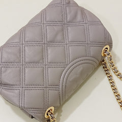 Tory Burch 58102 Fleming Soft Small Convertible Shoulder Gray Heron