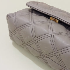 Tory Burch 58102 Fleming Soft Small Convertible Shoulder Gray Heron