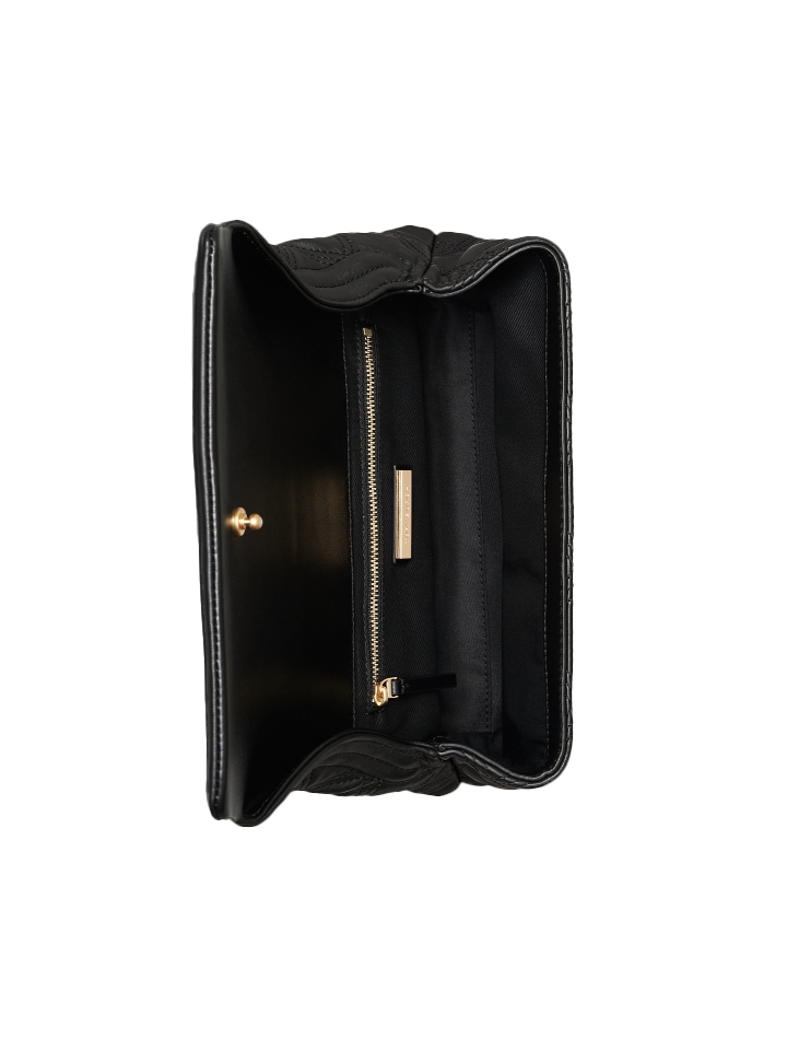 Tory-Burch-59690-Fleming-Soft-Clutch-Black-Balilene-dalam