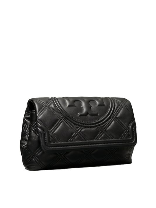 Tory-Burch-59690-Fleming-Soft-Clutch-Black-Balilene-depan1