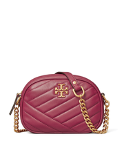 Tory Burch 60227 Kira Chevron Small Camera Bag Garnet