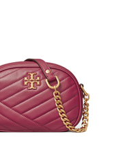 Tory Burch 60227 Kira Chevron Small Camera Bag Garnet