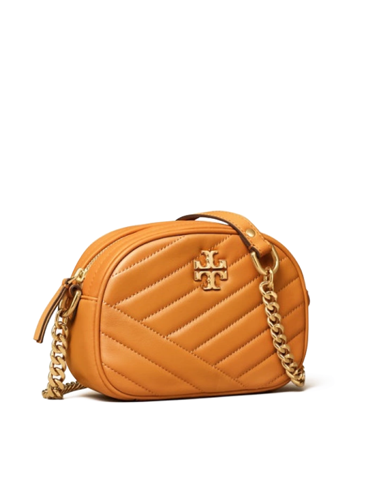Tory Burch 60227 Kira Chevron Small Camera Bag Squash