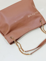 Tory Burch 60396 Britten Triple Compartment Tote Bark