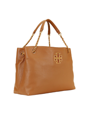 Tory Burch 60396 Britten Triple Compartment Tote Bark