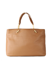 Tory Burch 60415 Britten Satchel Bag Bark