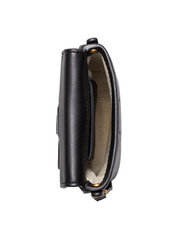 Tory Burch 61183 Miller Metal-Logo Phone Crossbody Black