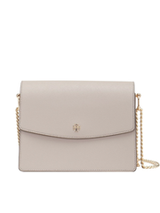 Tory Burch Emerson Envelope Adjustable Shoulder Bag French Gray