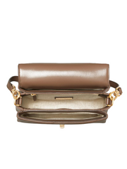 Tory Burch 61674 Kira Chevron Top Handle Classic Taupe