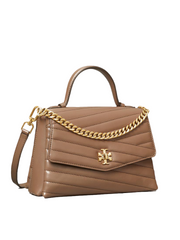 Tory Burch 61674 Kira Chevron Top Handle Classic Taupe