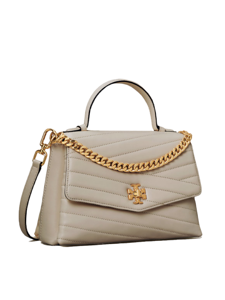 Tory Burch Kira Chevron Grey Heron Bag - 61674