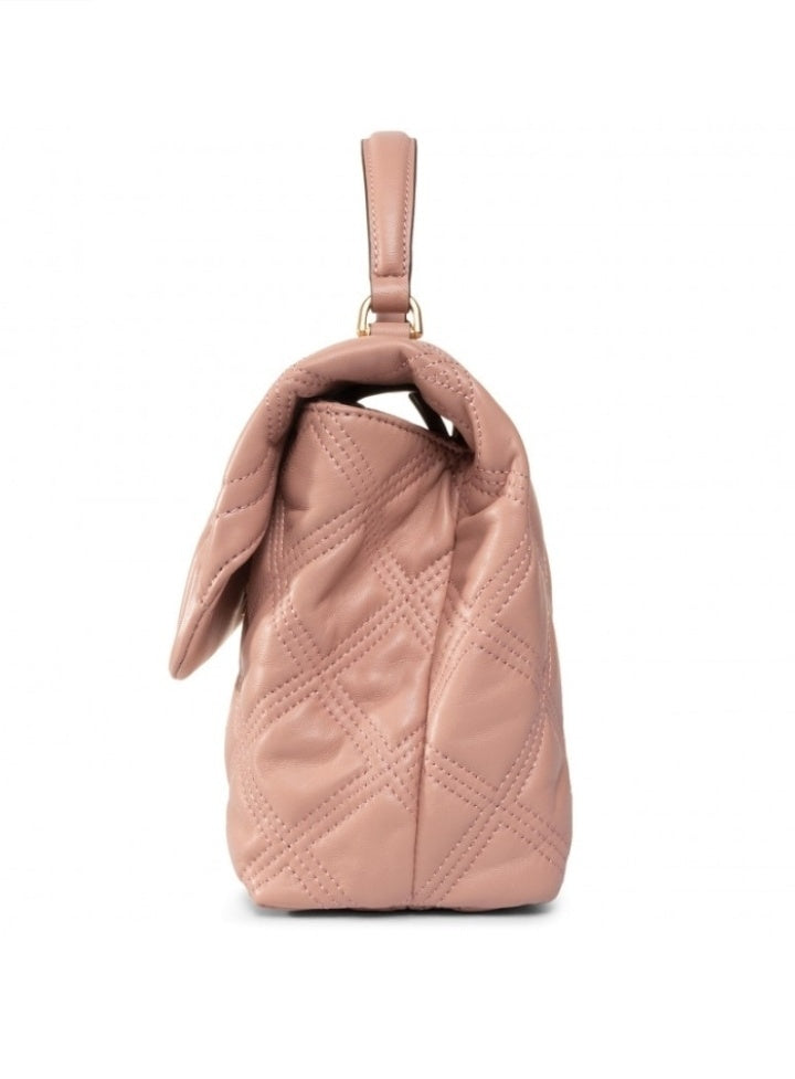 Tory Burch 64963 Kira Chevron Small Convertible Shoulder Bag Pink Moon