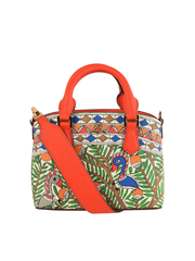 Tory-Burch-64000-Robinson-Printed-Top-Handle-Mini-Something-Wild-Balilene-depan