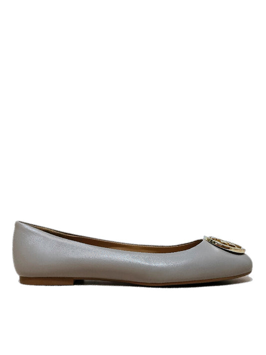 Tory Burch 64090 Benton 2 Ballet Flat Nappa Leather French Gray