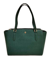Tory Burch 64188 Emerson Small Top Zip Tote Jitney Green