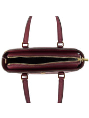 Tory Burch 64189 Emerson Mini Top Zip Tote Imperial Garnet