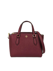 Tory Burch 64189 Emerson Mini Top Zip Tote Imperial Garnet