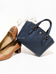 Tory Burch 64189 Emerson Mini Top Zip Tote Tory Navy