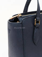 Tory Burch 64189 Emerson Mini Top Zip Tote Tory Navy