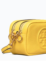 Tory Burch 64398 Perry Bombe Pieced Strap Mini Limone balilene detail samping