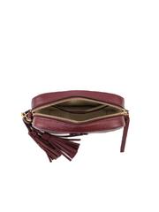 Tory Burch 64447 McGraw Camera Bag Claret