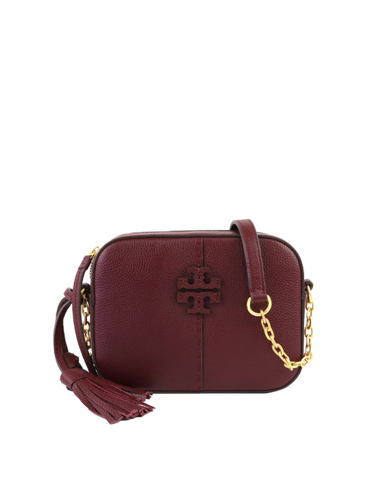 Tory Burch 64447 McGraw Camera Bag Claret