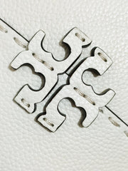 Tory Burch 64458 McGraw Top-Zip Satchel New Ivory