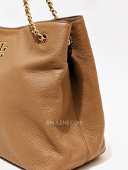 Tory Burch 67288 Britten Triple Compartment Tote Bark